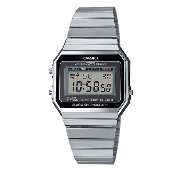 Casio Часовник Casio Vintage A700WE-1AEF Сребрист