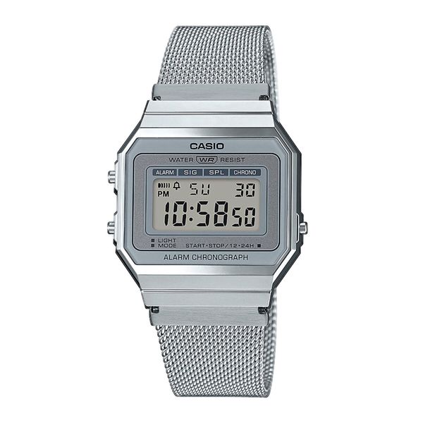 Casio Часовник Casio Vintage A700WEM-7AEF Silver/Silver