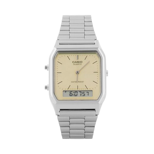 Casio Часовник Casio Vintage AQ-230A-9AMQYES Сребрист