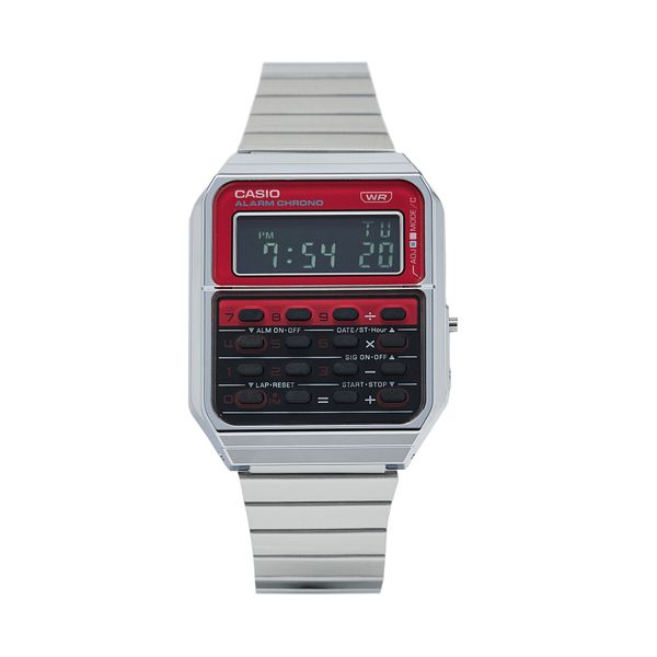 Casio Часовник Casio Vintage CA-500WE-4BEF Сребрист