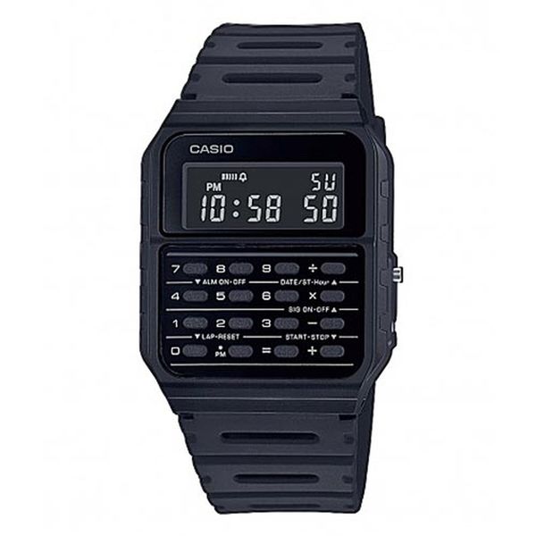 Casio Часовник Casio Vintage CA-53WF-1BEF Black/Black