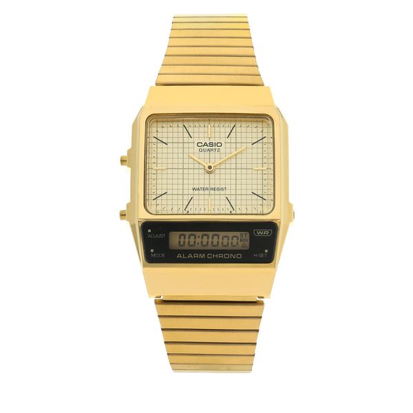Casio Часовник Casio Vintage Maxi AQ-800EG-9AEF Gold