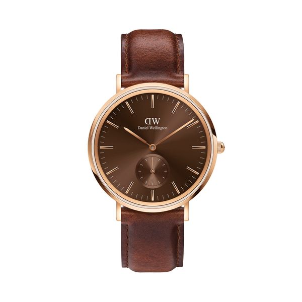 Daniel Wellington Часовник Daniel Wellington Classic Multi-Eye St Maves Amber DW00100707 Brown