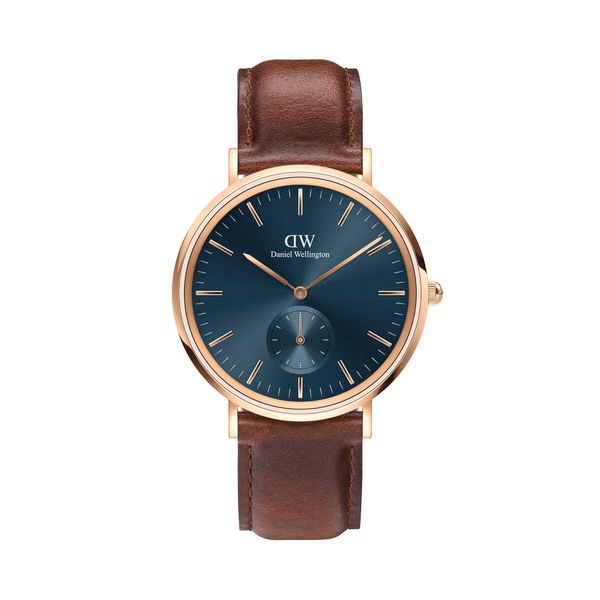 Daniel Wellington Часовник Daniel Wellington Classic Multi-Eye St Maves Arctic DW00100708 Brown/Navy