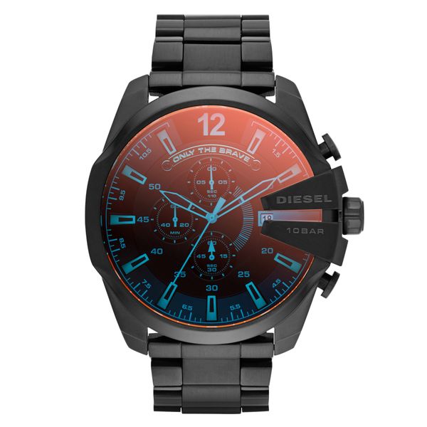 Diesel Часовник Diesel Mega Chief DZ4318 Black/Black