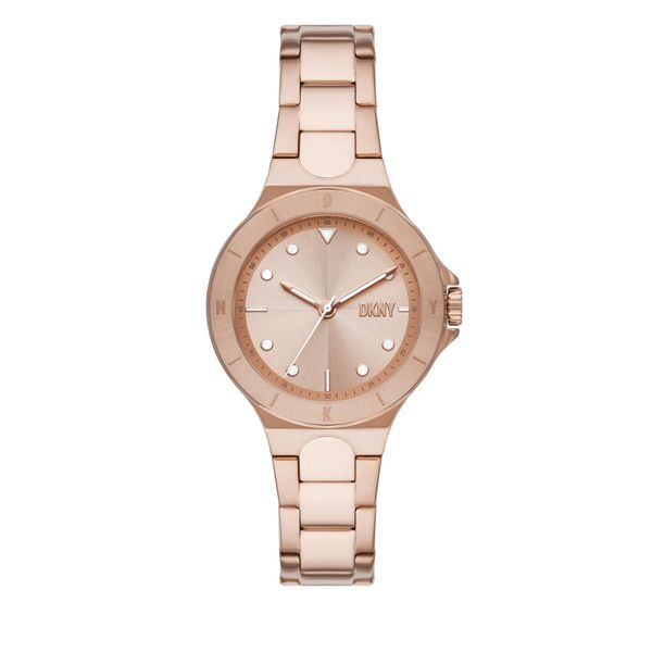 DKNY Часовник DKNY Chambers NY6642 Rose Gold