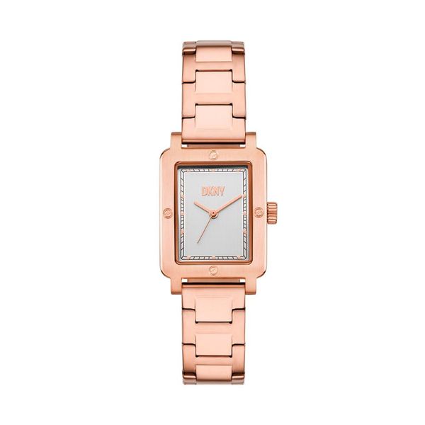 DKNY Часовник DKNY City Rivet NY6663 Rose Gold/Rose Gold