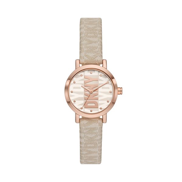 DKNY Часовник DKNY Soho NY6673 Gold/Beige