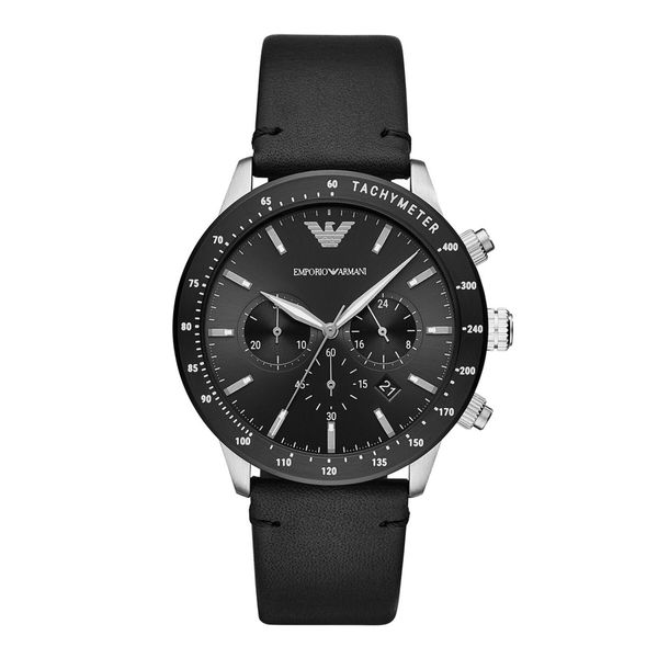 Emporio Armani Часовник Emporio Armani AR11243 Черен