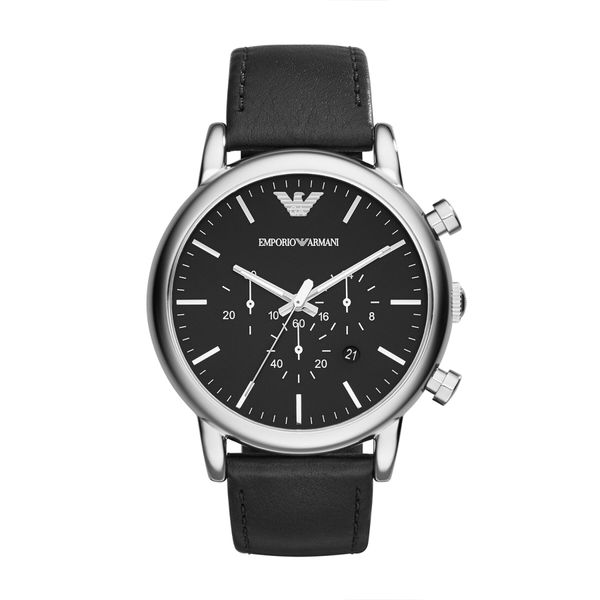 Emporio Armani Часовник Emporio Armani AR1828 Black/Silver/Steel