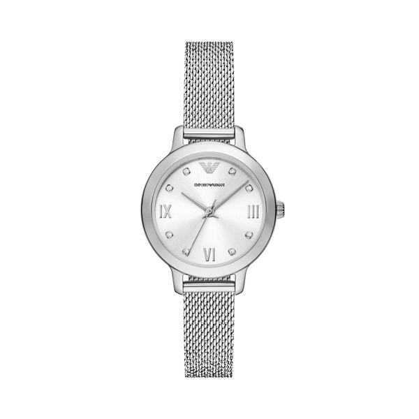 Emporio Armani Часовник Emporio Armani Cleo AR11584 Сребрист