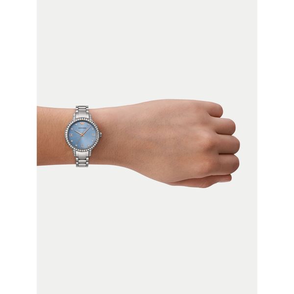 Emporio Armani Часовник Emporio Armani Cleo AR11585 Сребрист