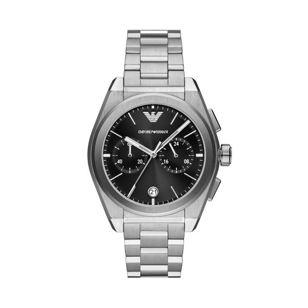 Emporio Armani Часовник Emporio Armani Federico AR11560 Silver/Silver