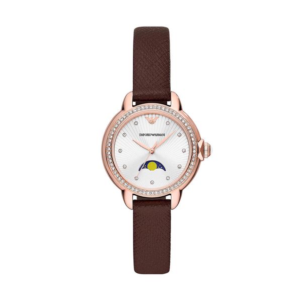 Emporio Armani Часовник Emporio Armani Mia AR11568 Rose Gold/Brown