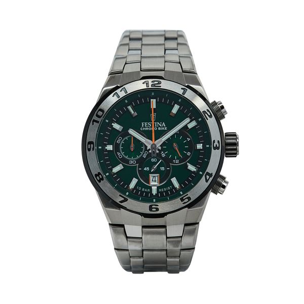 Festina Часовник Festina 20670/2 Silver/Green