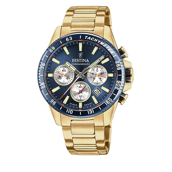 Festina Часовник Festina Timeless Chronograph 20634/1 Gold
