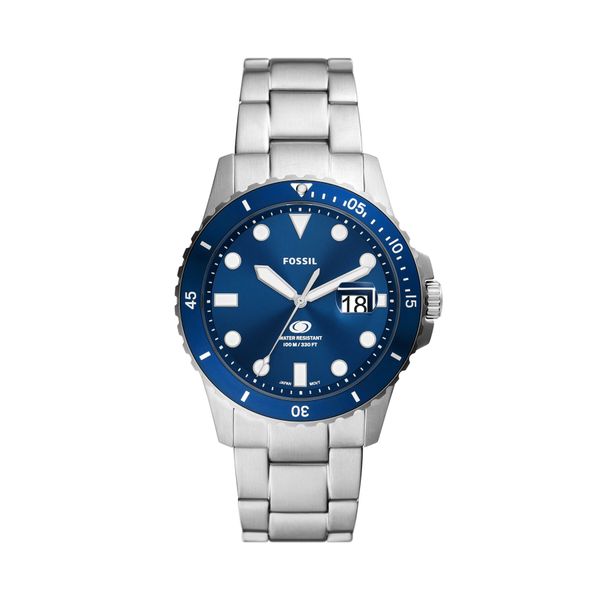 Fossil Часовник Fossil Blue FS6029 Сребрист