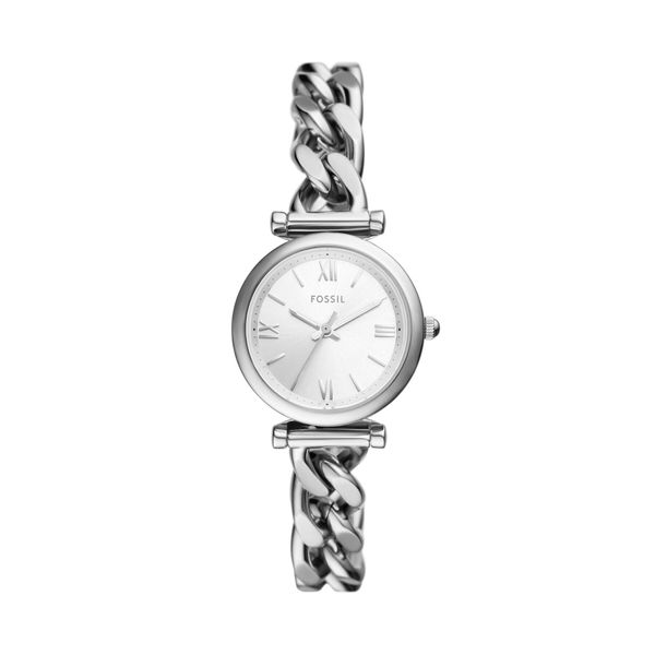 Fossil Часовник Fossil Carlie ES5331 Сребрист