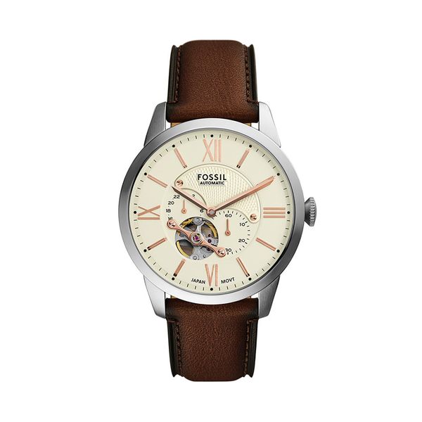 Fossil Часовник Fossil ME3266 Кафяв