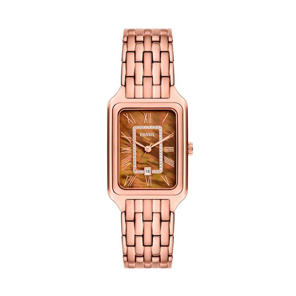 Fossil Часовник Fossil Raquel ES5323 Brown/Rose Gold