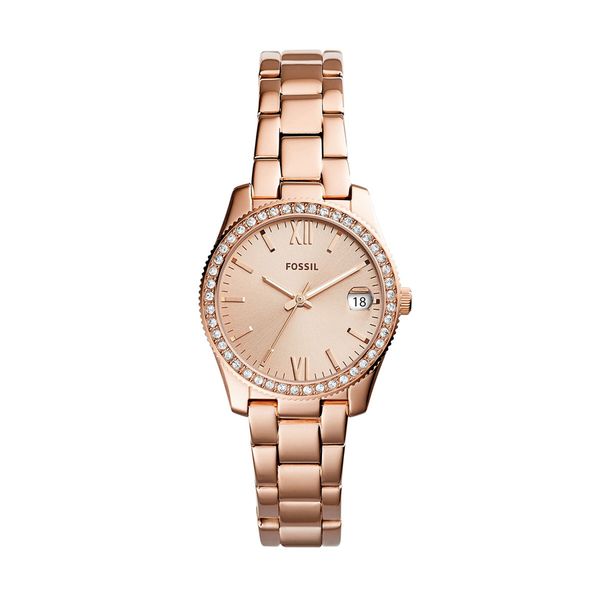 Fossil Часовник Fossil Scarlette ES4318 Rose Gold/Rose Gold