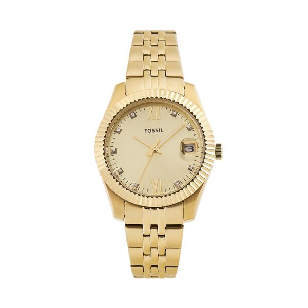 Fossil Часовник Fossil Scarlette ES5338 Златист