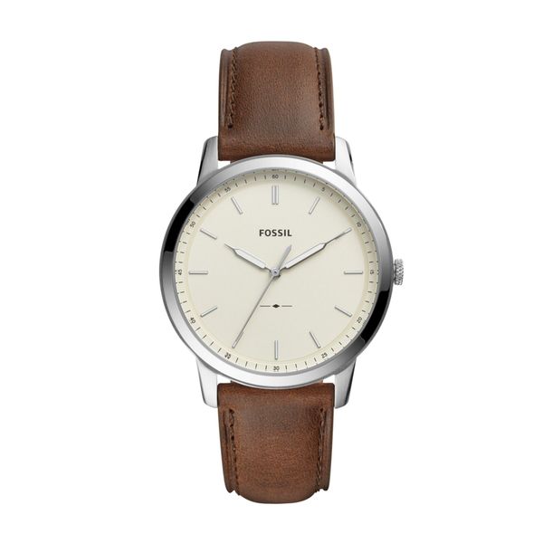 Fossil Часовник Fossil The Minimalist FS5439 Кафяв