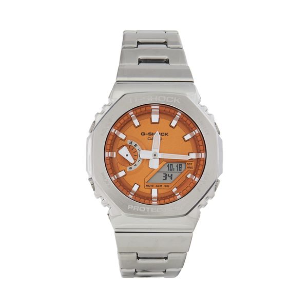 G-Shock Часовник G-Shock G-Steel GM-2110D-4AER Сребрист