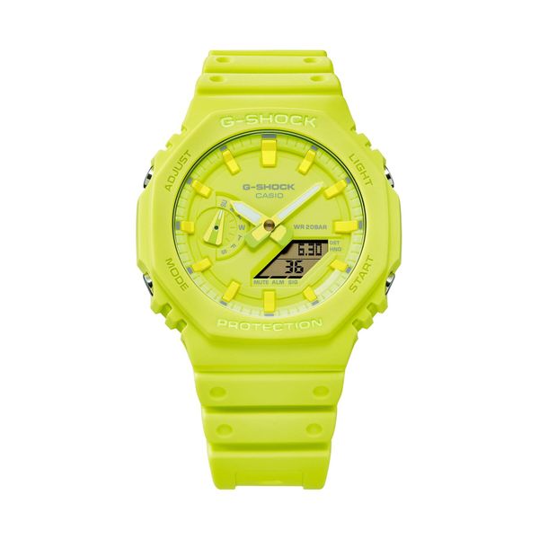 G-Shock Часовник G-Shock GA-2100-9A9ER Yellow