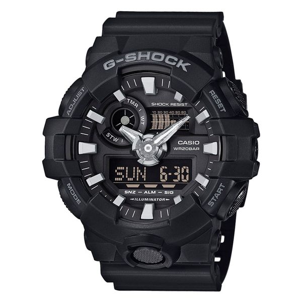 G-Shock Часовник G-Shock GA-700-1BER Black/Black