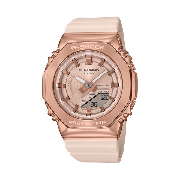 G-Shock Часовник G-Shock GM-S2100PG-4AER Rose Gold/Beige