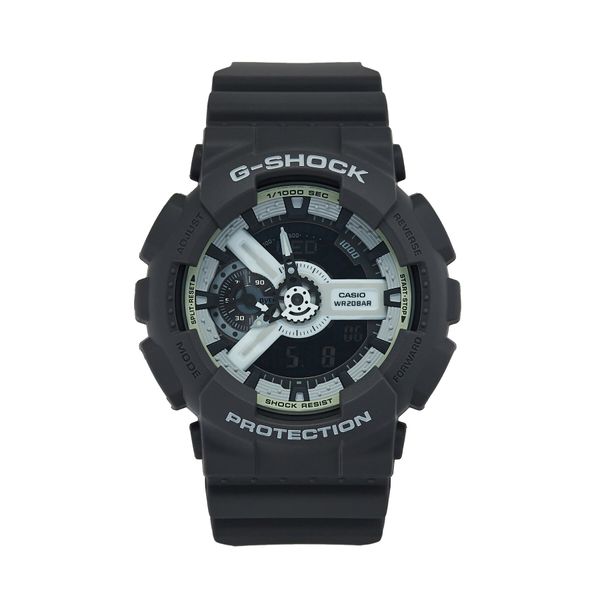 G-Shock Часовник G-Shock Hidden Glow GA-110HD-8AER Сив