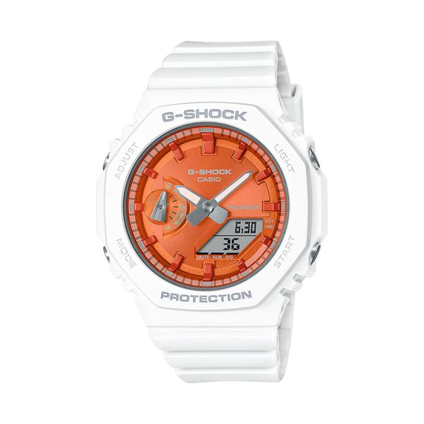 G-Shock Часовник G-Shock Sparkle of Winter GMA-S2100WS-7AER White/Orange