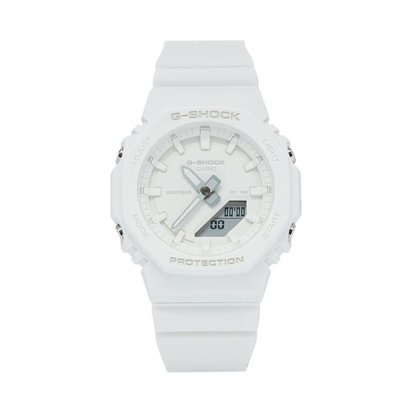 G-Shock Часовник G-Shock Time On Tone GMA-P2100-7AER Бял