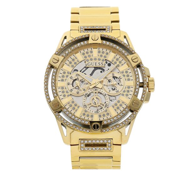 Guess Часовник Guess King GW0497G2 Златист