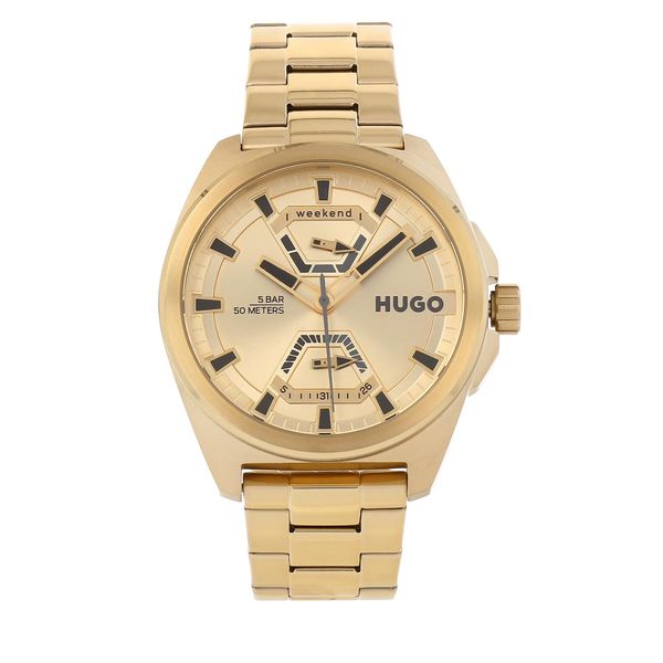 Hugo Часовник Hugo Expose 1530243 Gold/Gold