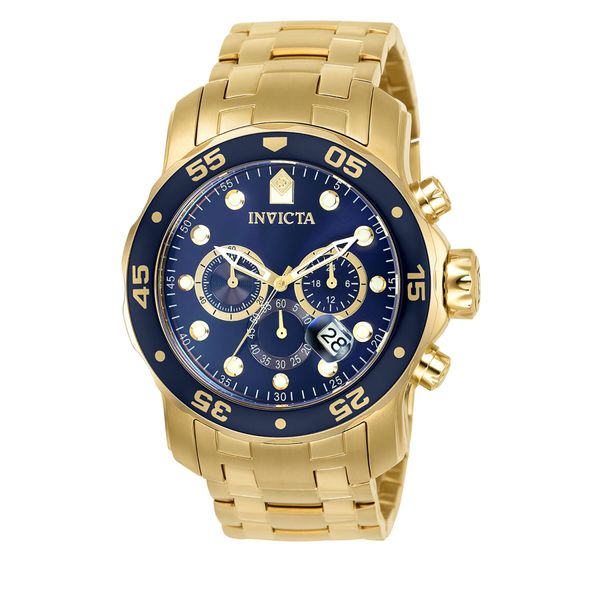 Invicta Watch Часовник Invicta Watch Pro Diver IN0073 Gold/Navy