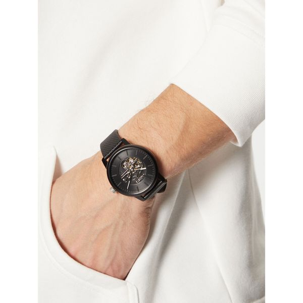 Lacoste Часовник Lacoste 12.12 Automatique 2011383 Черен