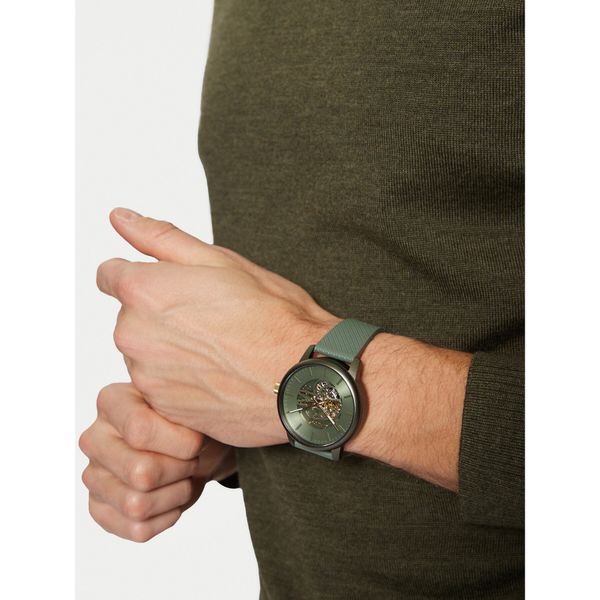 Lacoste Часовник Lacoste 12.12 Automatique 2011384 Зелен