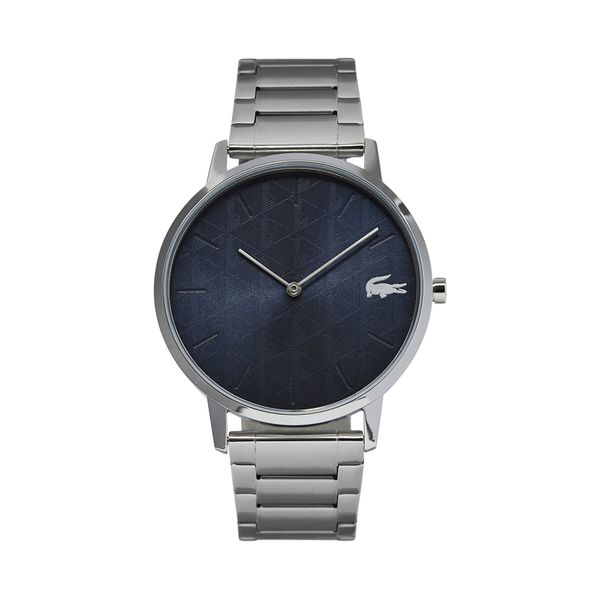 Lacoste Часовник Lacoste Crocorigin 2011305 Сребрист