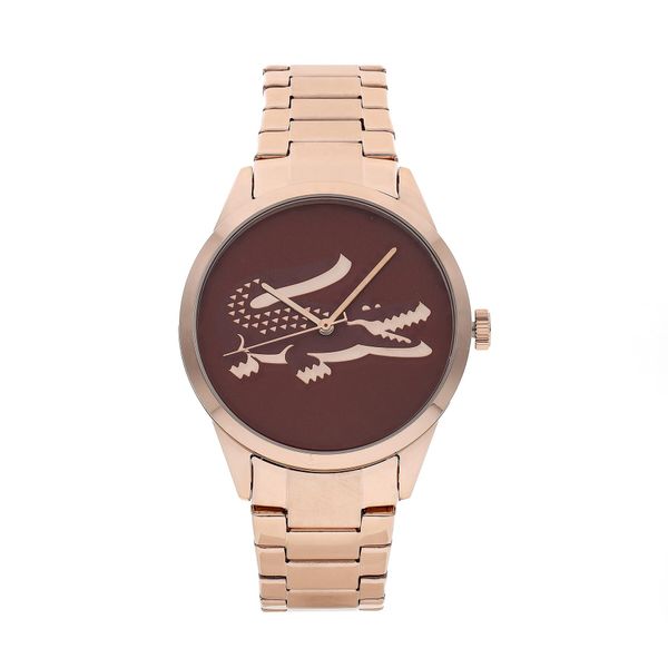 Lacoste Часовник Lacoste Ladycroc 2001191 Rose Gold/Rose Gold