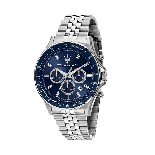 Maserati Часовник Maserati Sfida Chronograph R8873640025 Сребрист