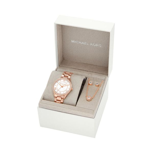 Michael Kors Часовник Michael Kors Lauryn  MK4850SET Розов