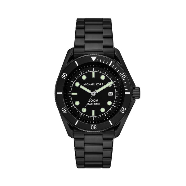 Michael Kors Часовник Michael Kors Maritime MK9181 Черен