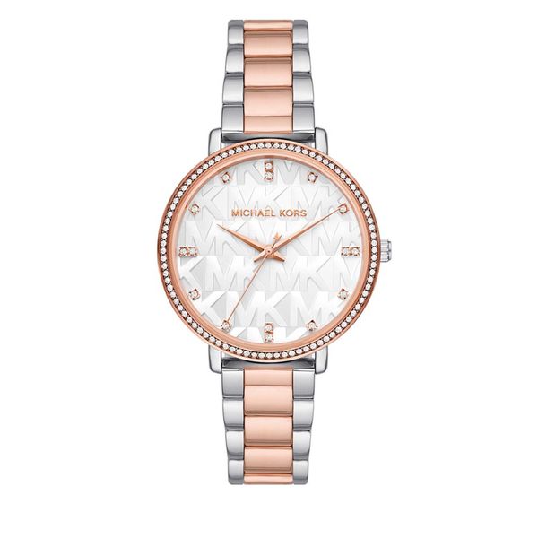 Michael Kors Часовник Michael Kors Pyper MK4667 Silver/Rose Gold