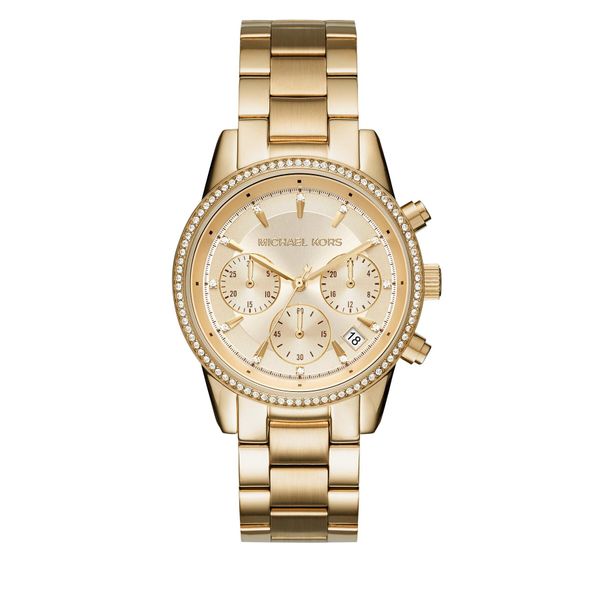 Michael Kors Часовник Michael Kors Ritz MK6356 Gold/Gold