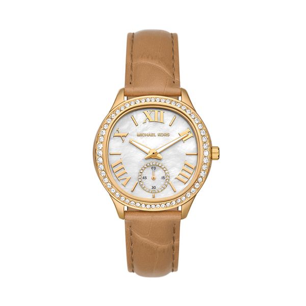 Michael Kors Часовник Michael Kors Sage MK4819 Кафяв
