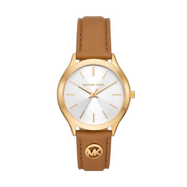 Michael Kors Часовник Michael Kors Slim Runway MK7465 Златист
