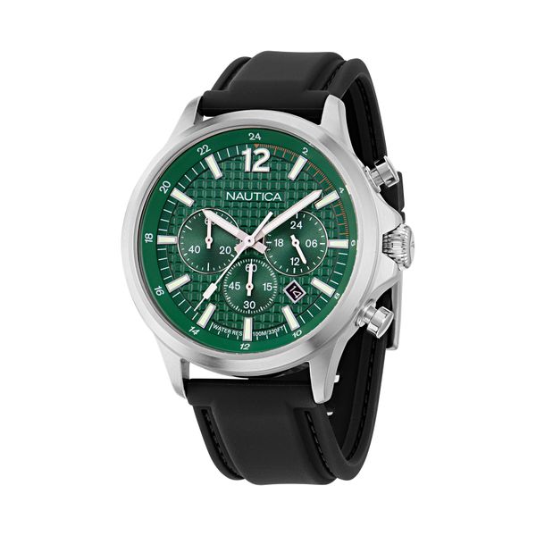 Nautica Часовник Nautica Blueocean Chronograph NAPBOF401 Черен