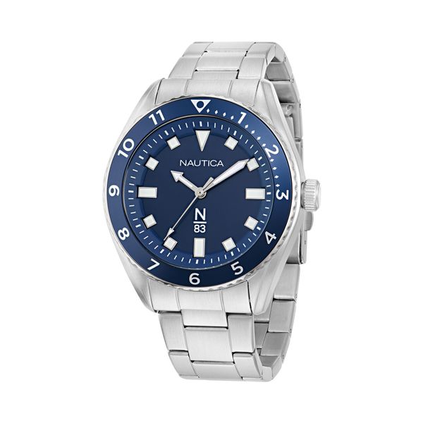 Nautica Часовник Nautica Finn World NAPFWF407 Сребрист